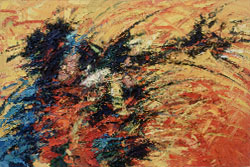 "Jimi Hendrix" - Öl auf Leinwand - Thomas Armin Reddig runge