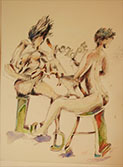 Aquarell, Bleistift, Papier - Barbara Thaden thaden